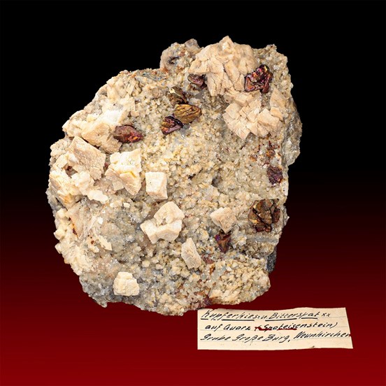 Chalcopyrite-Große Burg Mine |  Altenseelbach | Herdorf | Siegerland | North Rhine-Westphalia | Germany